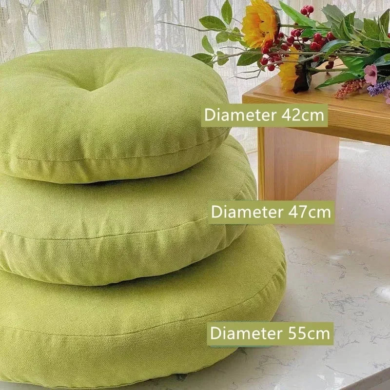 Japanese Style Memory Foam Yoga Seat Cushion 42x42 & 47x47cm – Meditation & Sofa Pillow, All Seasons