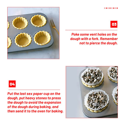 Carbon Steel Flower Lace Mini Cupcake & Cookie Mold – DIY Pastry Baking Tool