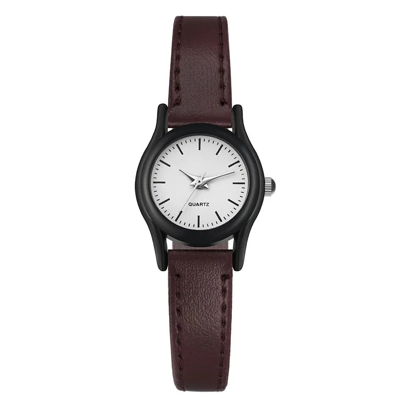 2024 New Couples Watches Leather Strap Minimalist Fashion Quartz Wristwatches Multiple Colors for Loved Ones Gift parejas reloj
