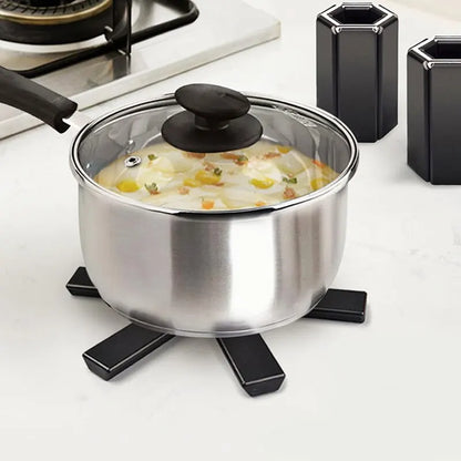 Folding Heat Insulation Pot Mat & Placemat – High Temperature Resistant Coaster for Pots & Pans