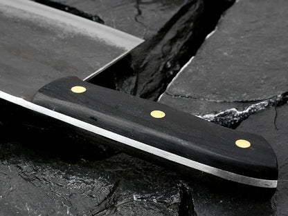 Handmade Forged Cleaver Chef Knife – Full Tang High Hardness Steel Butcher Knife