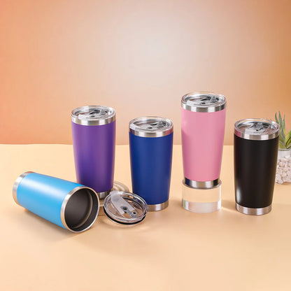 20 Oz Stainless Steel Thermal Water Bottle – Vacuum Flask for Tea, Coffee & Water