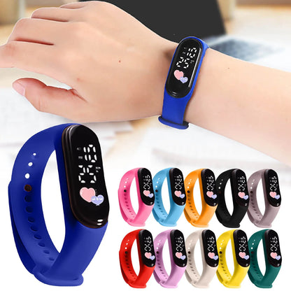 Touch Led Digital Children Watch Fashion Waterproof Boys Sports Women Children Watch Bracelet Watch Birthday Gift - BeeTrendyShop.COM