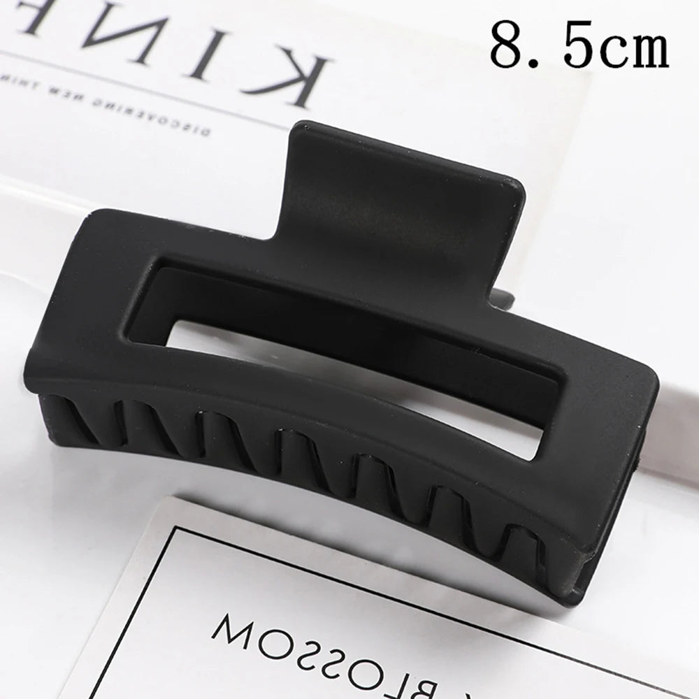 Korean Large Plastic Hair Claw Clip – Fashion Crab Barrette for Women & Girls