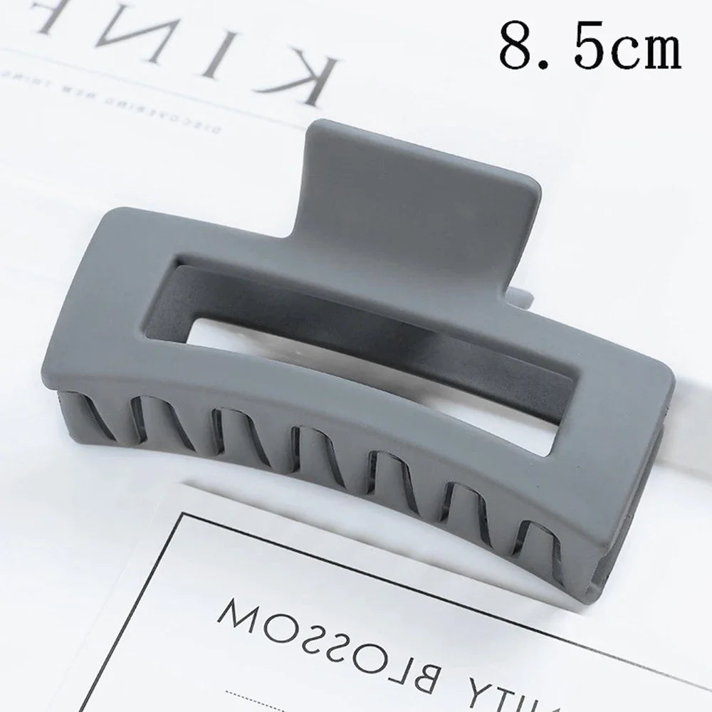 Korean Large Plastic Hair Claw Clip – Fashion Crab Barrette for Women & Girls