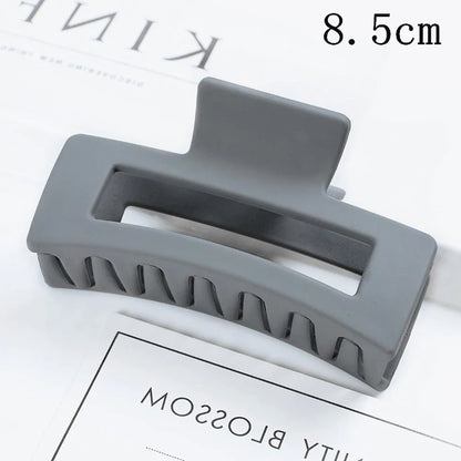 Korean Large Plastic Hair Claw Clip – Fashion Crab Barrette for Women & Girls