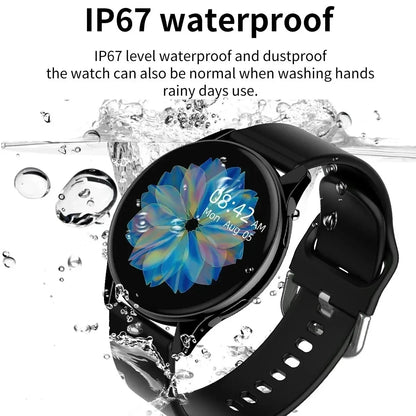 LIGE Smartwatch – Wireless Charging, Bluetooth Calls, Custom Watch Face, Fitness Tracker with Box