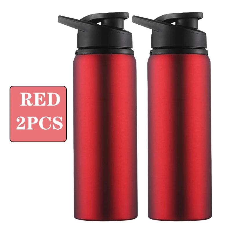 Metal Aluminum Water Bottle 700ml – Leakproof Reusable Sports Bottle for Cycling, Hiking & Gym