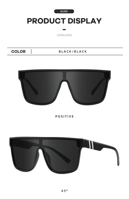 Fishing Sunglasses – UV400 Square Outdoor Sport Driving Shades for Men & Women