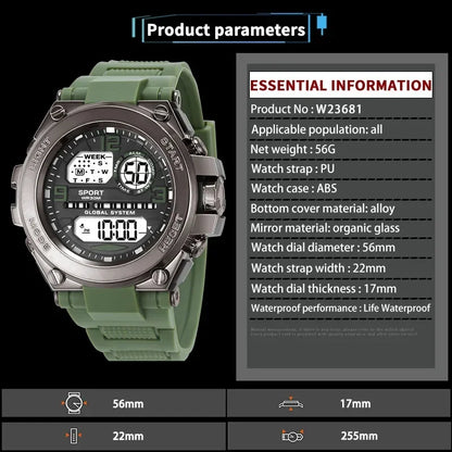 Men's Sports Watches 30M Waterproof Multifunction Clock Outdoor Military Digital Watch Smart Electronic Wristwatch for man Kids - BeeTrendyShop.COM