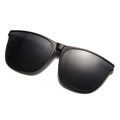 Photochromic Clip-On Sunglasses – Polarized Anti-Glare Night Vision Driver Glasses