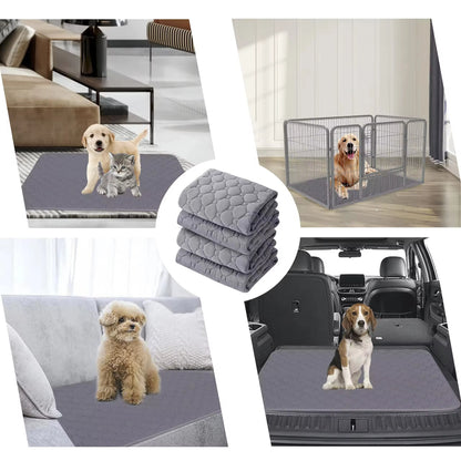 Dog Urine Pads Washable Reusable Anti Slip Pet Pee Pad Puppy Training Pad Pet Bed Urine Mat for Car Seat Cover Pet Supplies - BeeTrendyShop.COM
