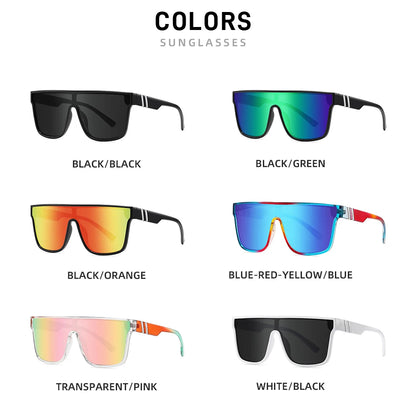 Fishing Sunglasses – UV400 Square Outdoor Sport Driving Shades for Men & Women