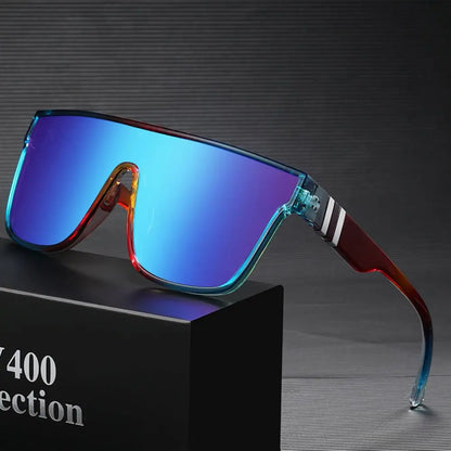 Fishing Sunglasses – UV400 Square Outdoor Sport Driving Shades for Men & Women