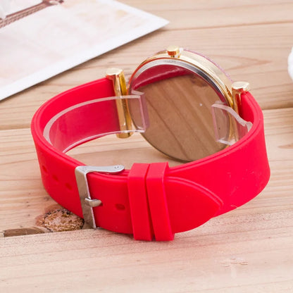 Womens Wristwatch Fashion Men Diamond Quartz Watches Silicone Luxury TVK Brand Relojes Digitales Femme Watch For Women Bracelet - BeeTrendyShop.COM