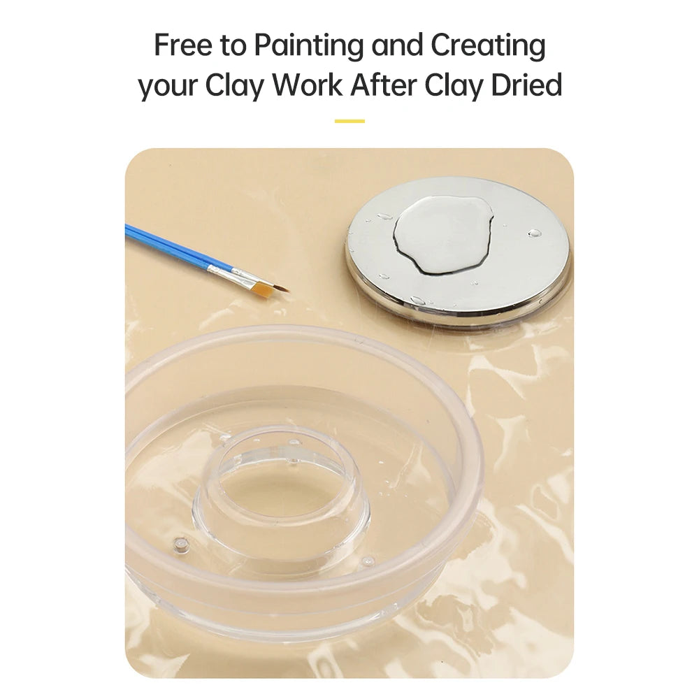 Mini Pottery Wheel Kit for Kids Adults