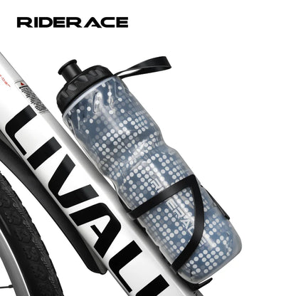 Bicycle Water Bottle 670ml – Dual Layer Thermal Insulated MTB Road Bike Sports Bottle