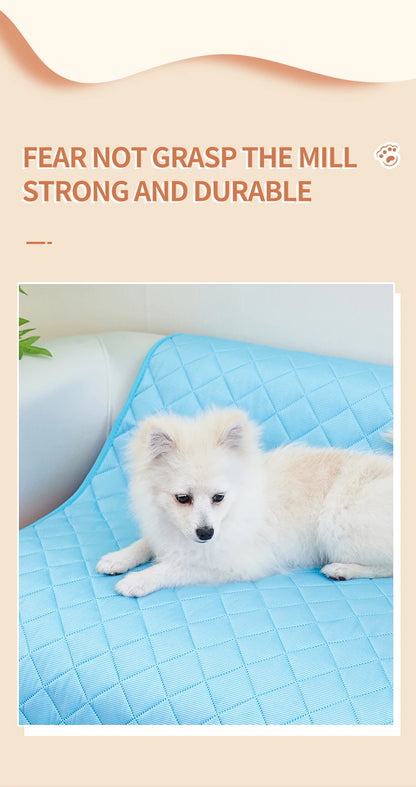 Portable Dog Cooling Mat - Ice Silk Pet Pad for Indoor & Outdoor Use - BeeTrendyShop.COM