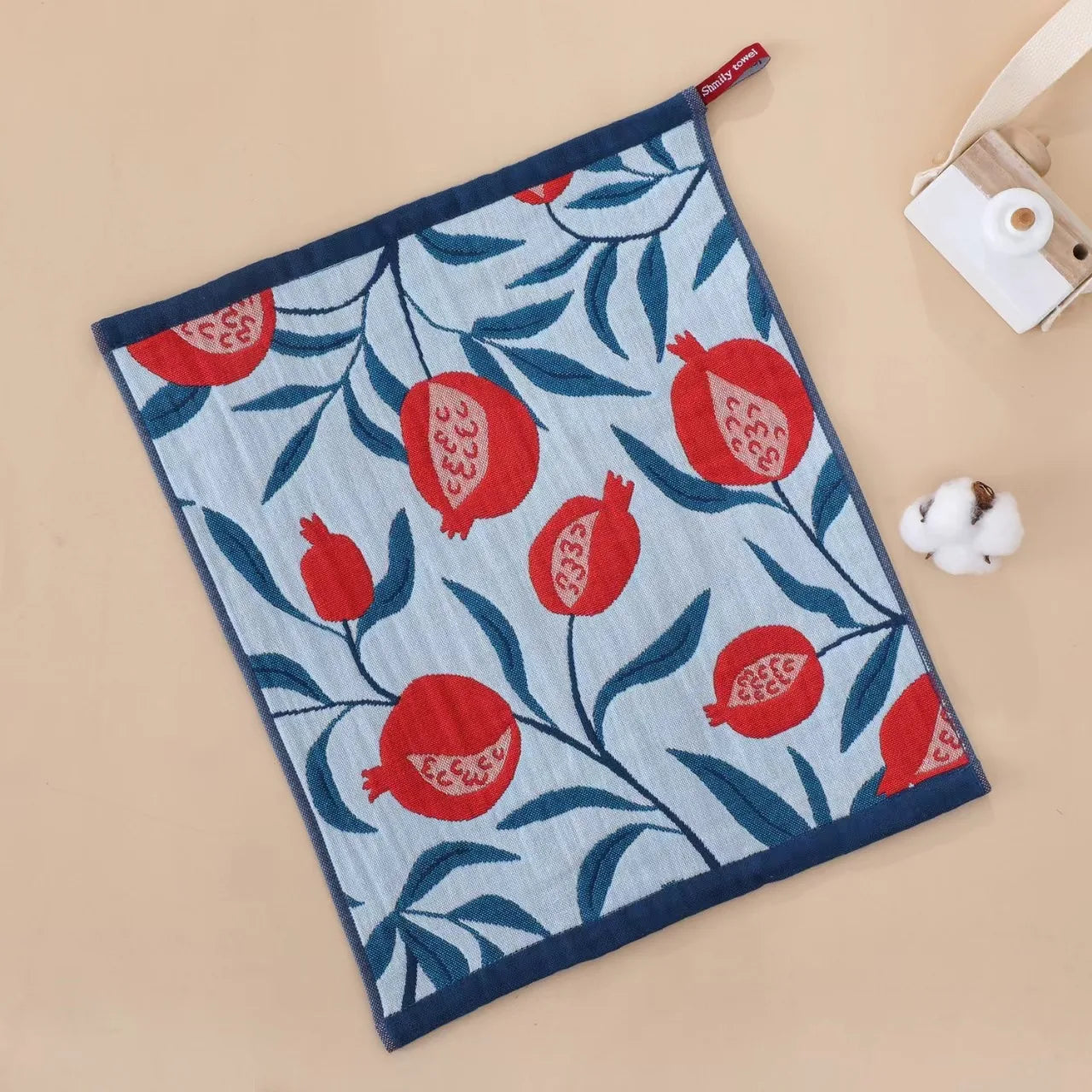 Cotton Kitchen Towel 34x40cm – 4-Layer Gauze, Quick-Dry Decorative Tea Towel