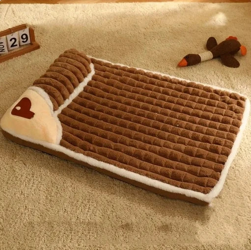 Orthopedic Memory Foam Dog Bed - Machine Washable for All-Size Dogs & Cats