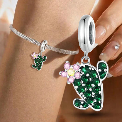 925 Sterling Silver Heart, Flower, Clover & Turtle Charm Bead – DIY Birthday Jewelry