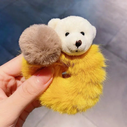 Korean Bear Scrunchies - BeeTrendyShop.COM