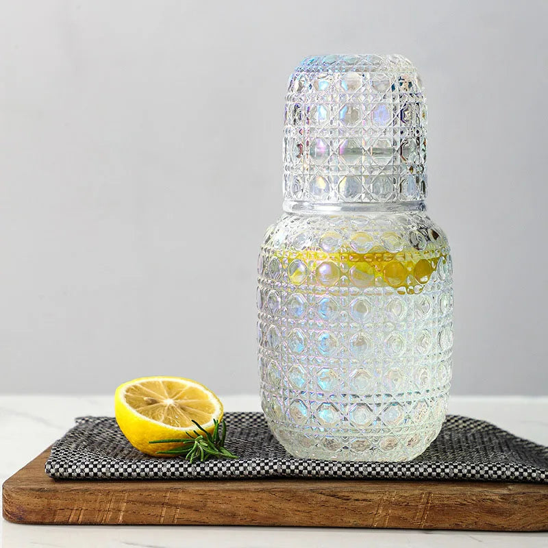 Embossed Pattern Large Capacity Drinking Glass Cup Thickened Water Cup Set Juice Coffee Drinkware Whiskey Beer Mugs Glassware
