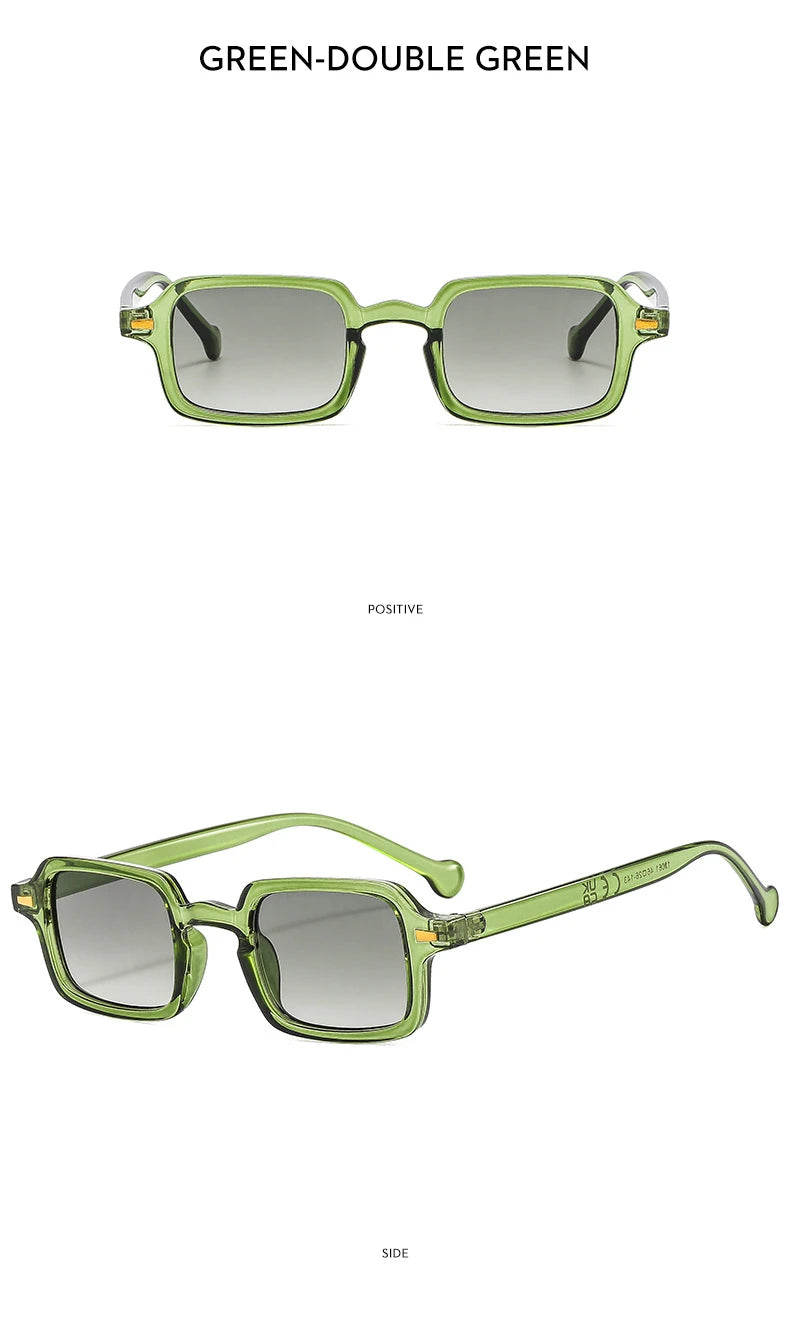 RMM Luxury Rectangle Sunglasses – Vintage Mirror UV400 for Women & Men