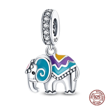 925 Sterling Silver Chameleon Luminous Butterfly Charm Bead – DIY Jewelry