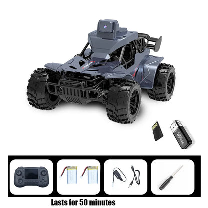 RC Car with FPV Camera | LCD Remote | 2.4G High Speed | Voice Chat | Kids & Adults