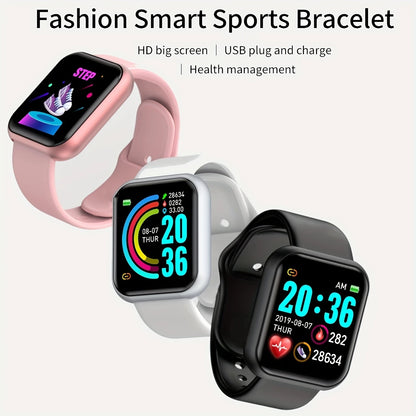 Smartwatch – Message Alerts, Fitness Monitor, Smart Bracelet, Birthday Gift for Men & Women