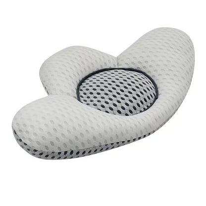 3D Memory Foam Lumbar Support Pillow 54x34cm – Quick Rebound Back Cushion for Bed, Sofa & Office