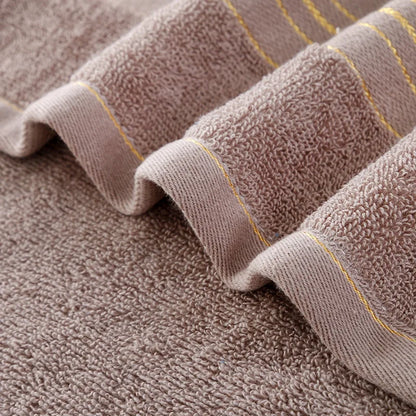 Thickened 100% Cotton Face Towel – Soft, Absorbent & Skin-Friendly for Adults & Kids 34x74cm