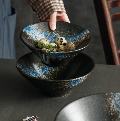 Japanese Ceramic Ramen & Noodle Soup Bowl – Authentic Tableware for Home & Restaurant
