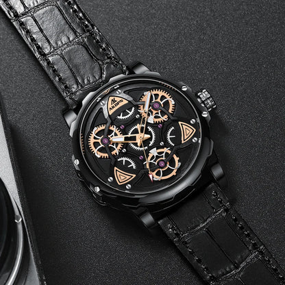 A high-end men's watch with cool retro and trendy style quartz watch - BeeTrendyShop.COM