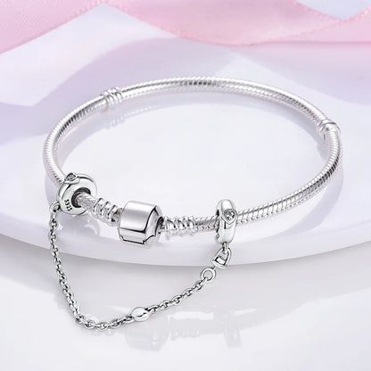 925 Sterling Silver Tree of Life & Peach Heart Charm Bead – Sweet Love DIY Jewelry