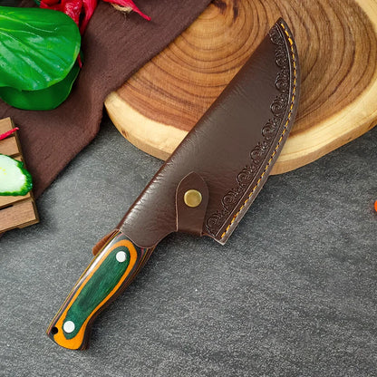 Hand-Forged Boning Knife – Professional Wood Handle Butcher & Fillet Knife