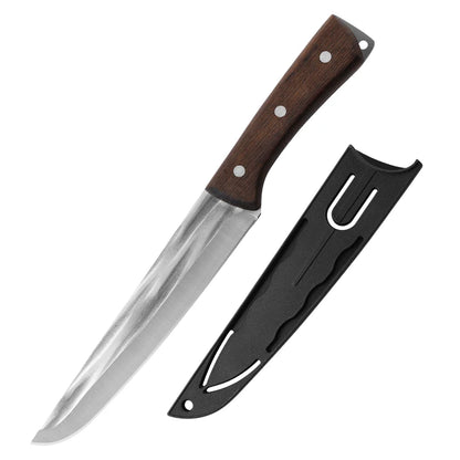 Forged Kitchen Boning & Fillet Knife – Chef Slicing Knife for Fishing & Grilling