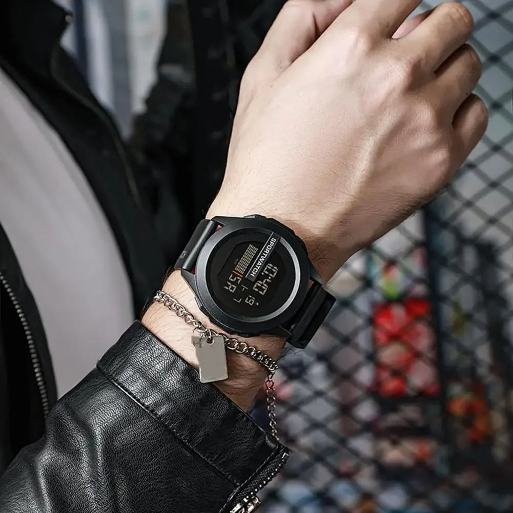 Men's Sports Watches Alarm Clock Multifunction Men LED Digital Watch Waterproof Fitness Sport Electronic Watch for Male Clock - BeeTrendyShop.COM