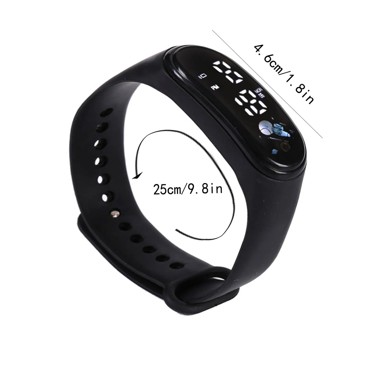Kawaii Smart Watch For Kids Fashion Outdoor Waterproof Sports Kids' Watches Boy Girls Digital Watches Silicone montre enfant - BeeTrendyShop.COM