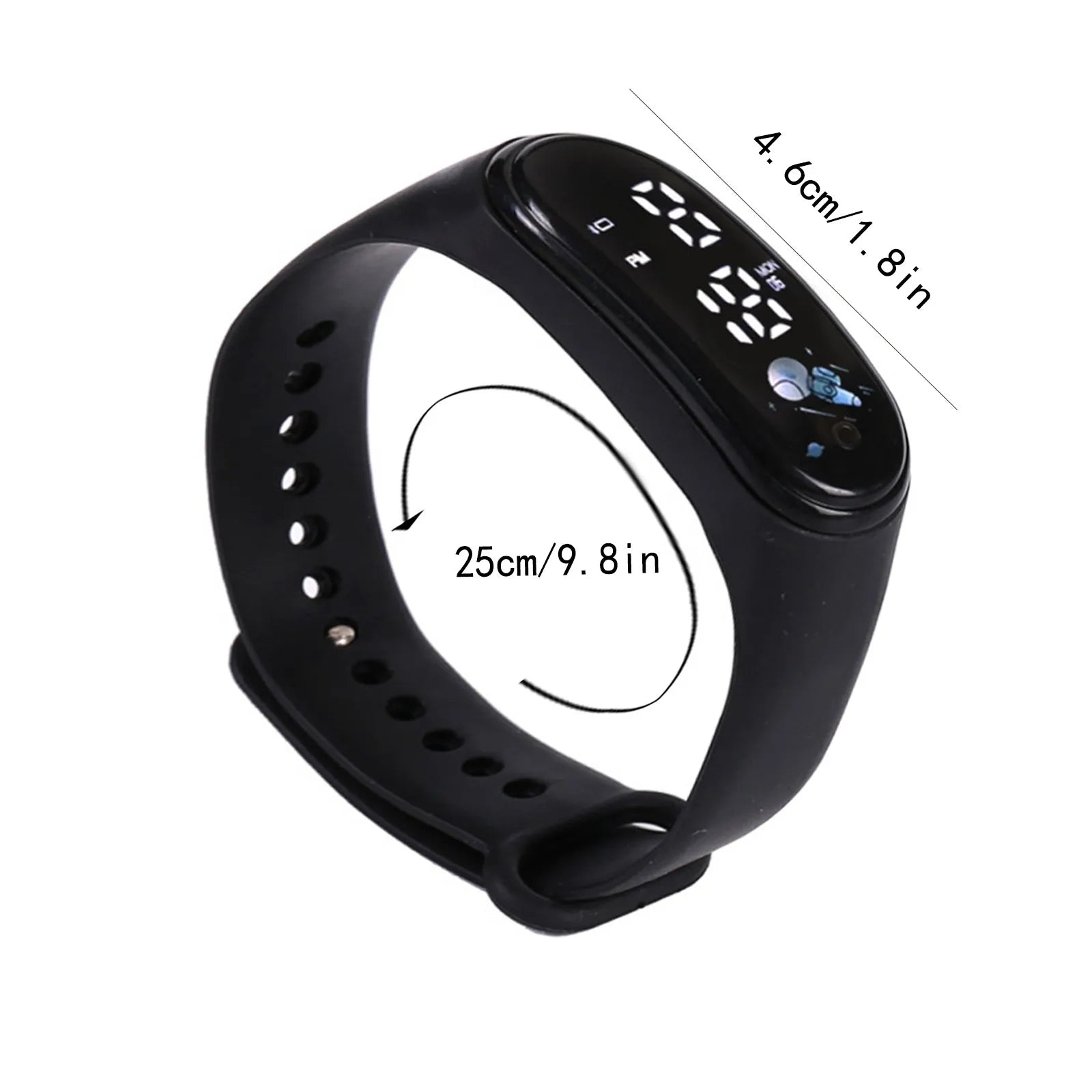 Kawaii Smart Watch For Kids Fashion Outdoor Waterproof Sports Kids' Watches Boy Girls Digital Watches Silicone montre enfant - BeeTrendyShop.COM