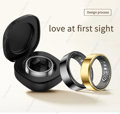 Smart Ring – Heart Rate & Blood Oxygen Monitor, IP68 Waterproof, Multi-Sport