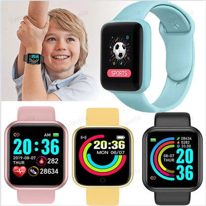 Children's Smart Digital Watch With Connected Watch Child Step Count Heart Rate Monitoring Bluetooth Wirstwatch for Men Women - BeeTrendyShop.COM