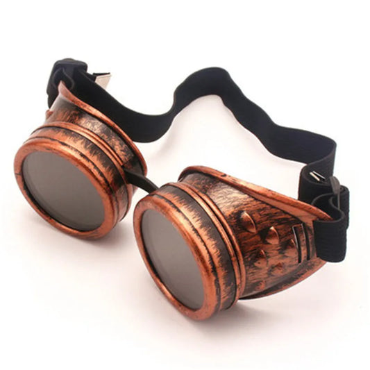 New Fashion Arrival Sunglasses Vintage Style Steampunk Goggles Welding Punk Glasses Cosplay Brand Designer Five Colors Lens