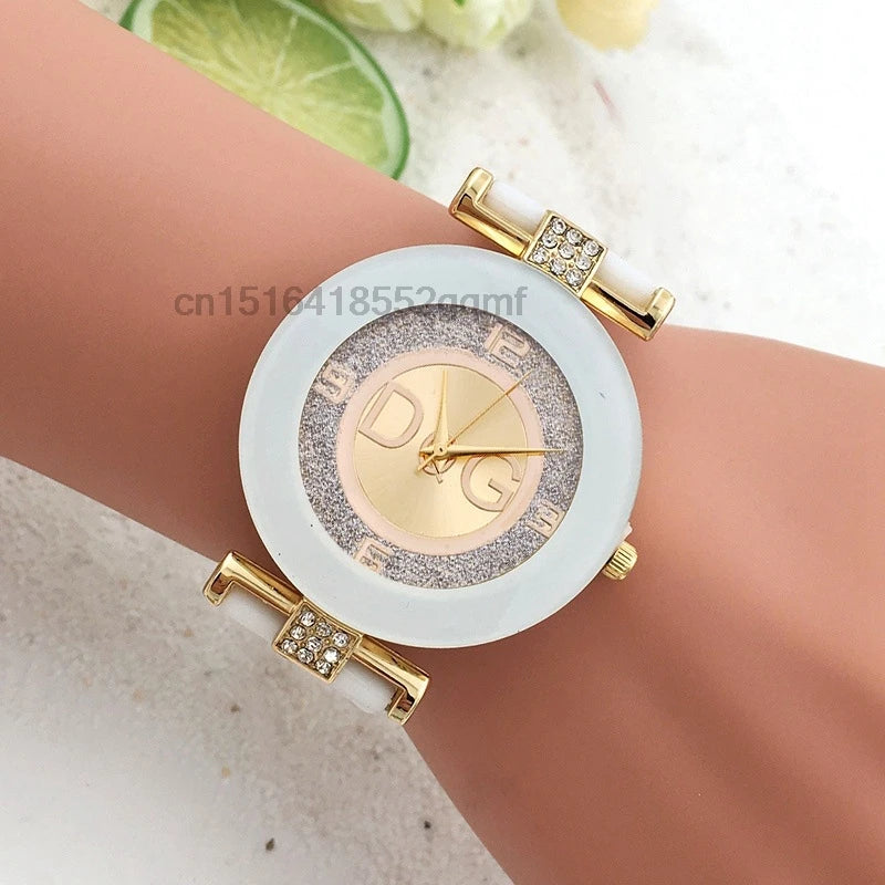 Womens Wristwatch Fashion Men Diamond Quartz Watches Silicone Luxury TVK Brand Relojes Digitales Femme Watch For Women Bracelet - BeeTrendyShop.COM
