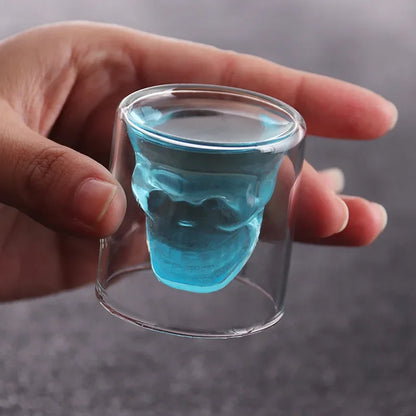 Double Bottom Crystal Cocktail Glass – Multi-Use Bar Drinkware