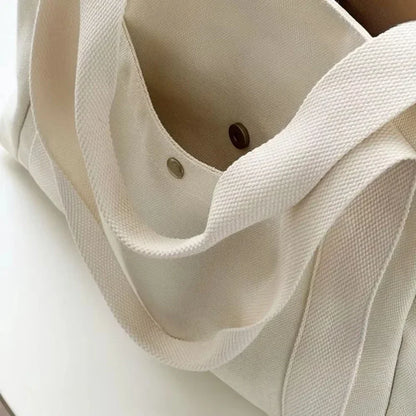 Large Capacity Canvas Tote Bag for Work – Stylish & Durable Women's Shoulder Bag