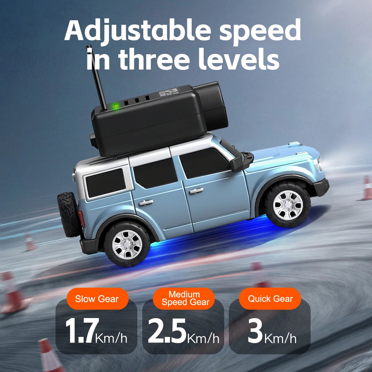 WLtoys 1/64 Mini RC Car with 720P FPV Camera – WiFi APP & 2.4G Remote Control (6405/6406)