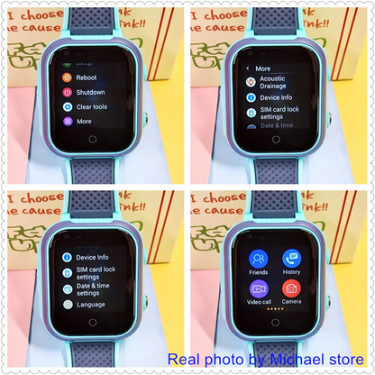 LT21 4G Kids Smartwatch – GPS, WiFi, Video Call, SOS, IP67 Waterproof, Camera & Location Tracker