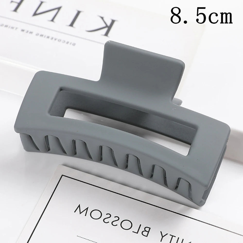 Korean Large Plastic Hair Claw Clip – Fashion Crab Barrette for Women & Girls